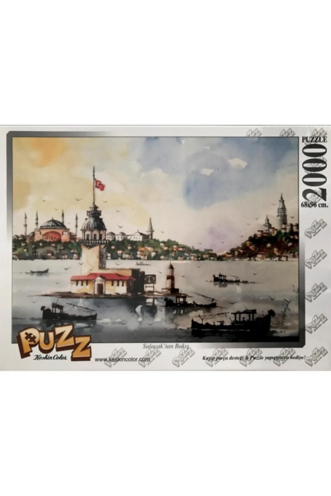 Keskin Color 2000 Parça Puzzle 68x96 cm - Salancak'tan Bakış