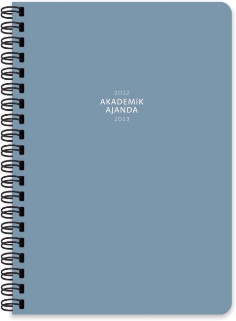 Keskin Color 2022-2023 A5 Spiralli Akademik Ajanda - Mavi / 830263