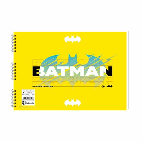 Keskin Color Batman 25x35cm 15yp Spiralli Resim Defteri / 300215-08