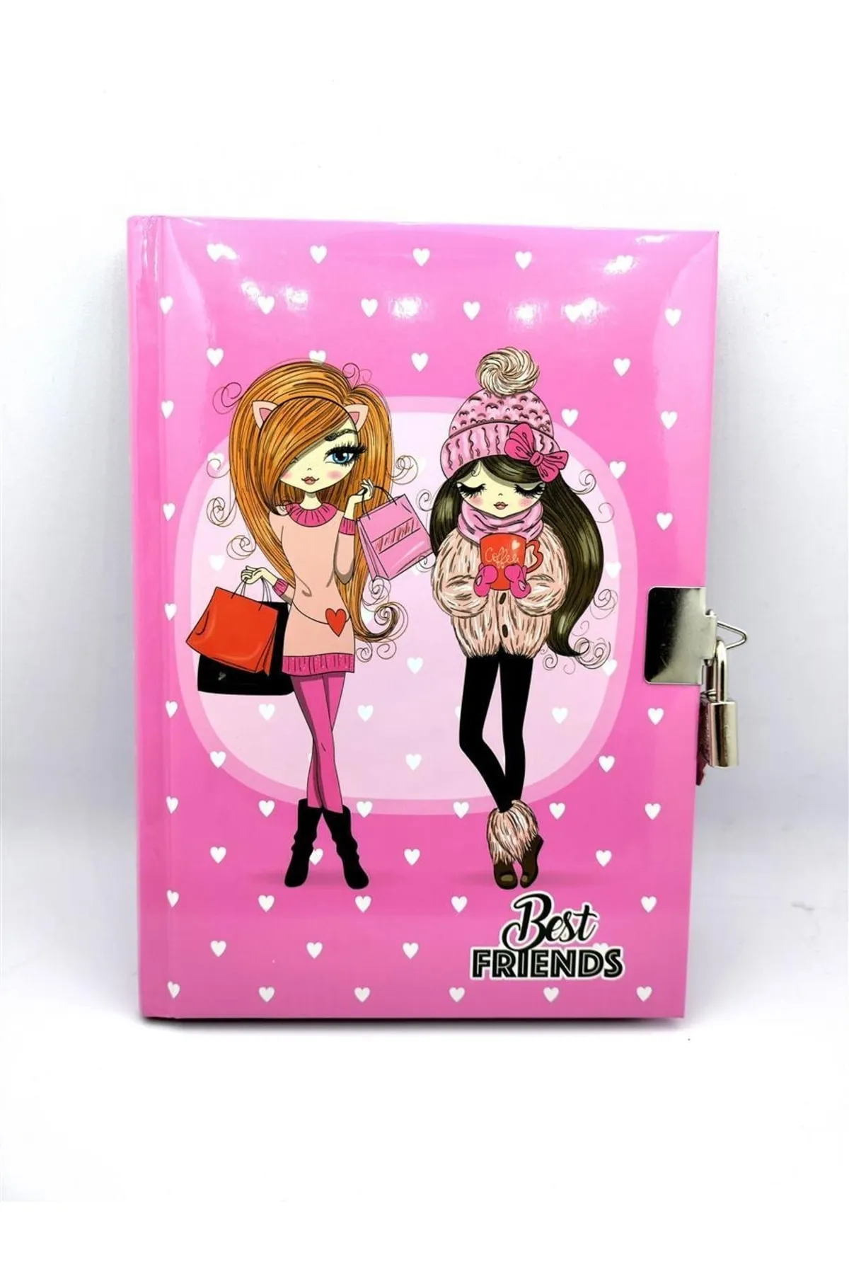 Keskin Color Best Friends 14x20cm 80yp Ciltli Kilitli Hatıra Defteri / 310131-99