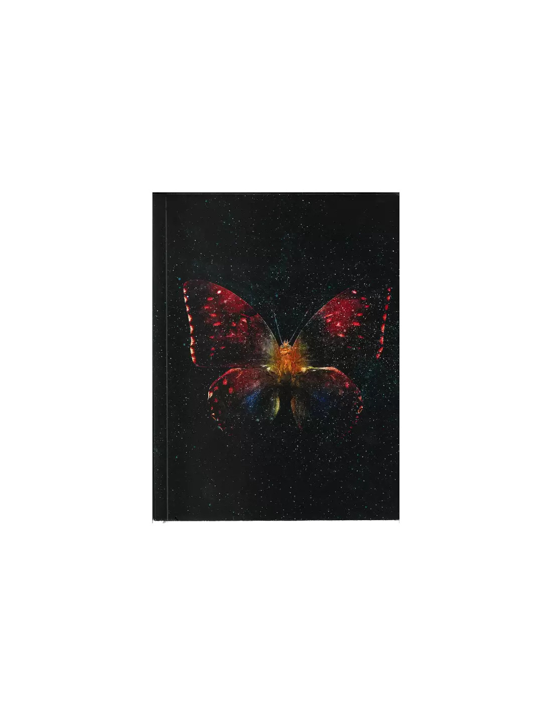 Keskin Color Butterfly 13x16.5cm 80yp  Dikişli Not Defteri Kareli - 1 Adet