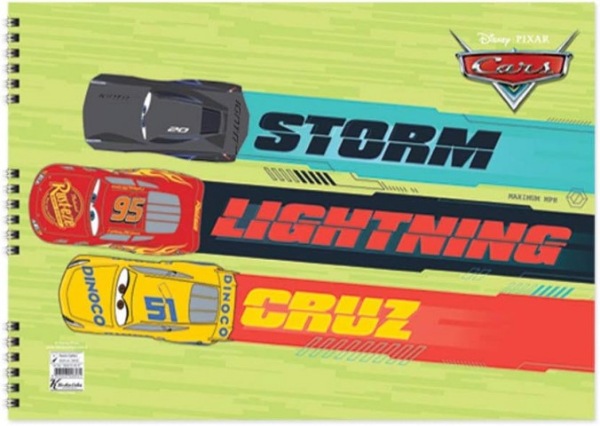Keskin Color Cars 25x35cm 15yp Spiralli Resim Defteri / 300215-33