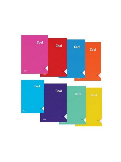 Keskin Color Cool A4 40yp Zımbalı Plastik Kapak Not Defteri Düz / A20