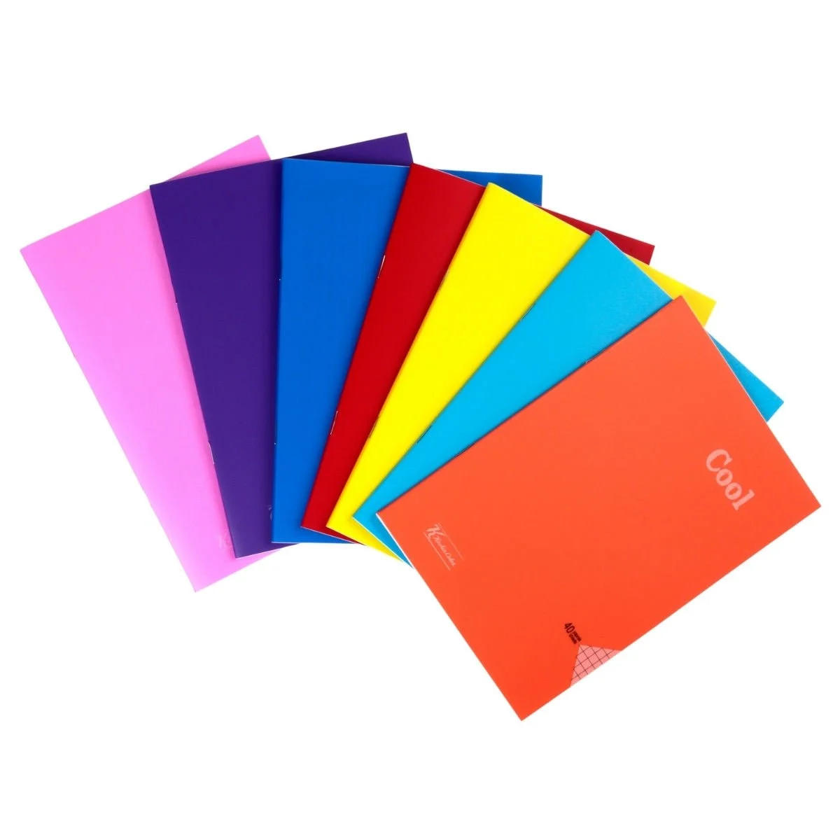 Keskin Color Cool A5 40yp Zımbalı Plastik Kapak Not Defteri Kareli / A18