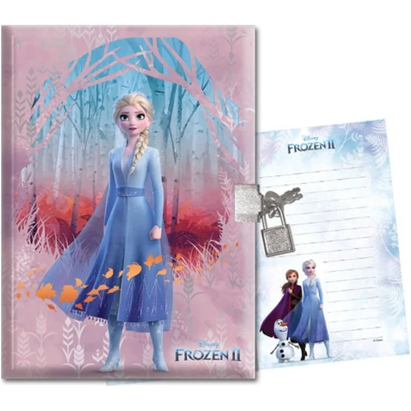 Keskin Color Frozen 14x20cm 80yp Ciltli Kilitli Hatıra Defteri