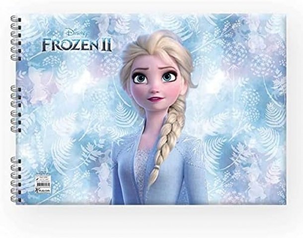 Keskin Color Frozen II 25x35cm 15yp Spiralli Resim Defteri / 300215-92