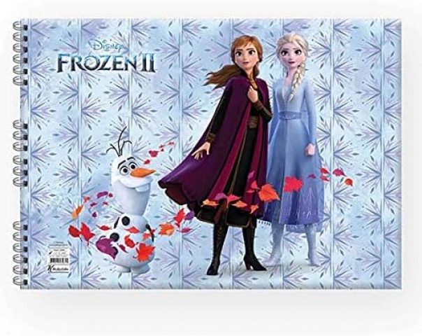 Keskin Color Frozen II 25x35cm 15yp Spiralli Resim Defteri / 300215-92