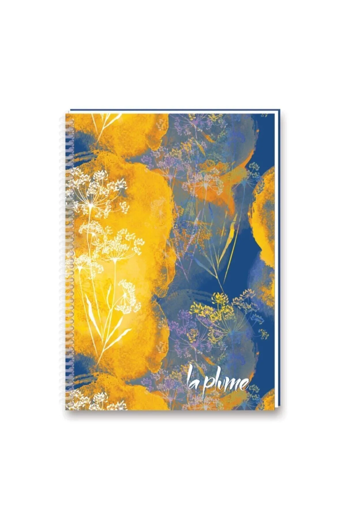 Keskin Color La Plume 17x22cm 100yp 60gr Plastik Kapak Spiralli Hafif Not Defteri Çizgisiz / B37