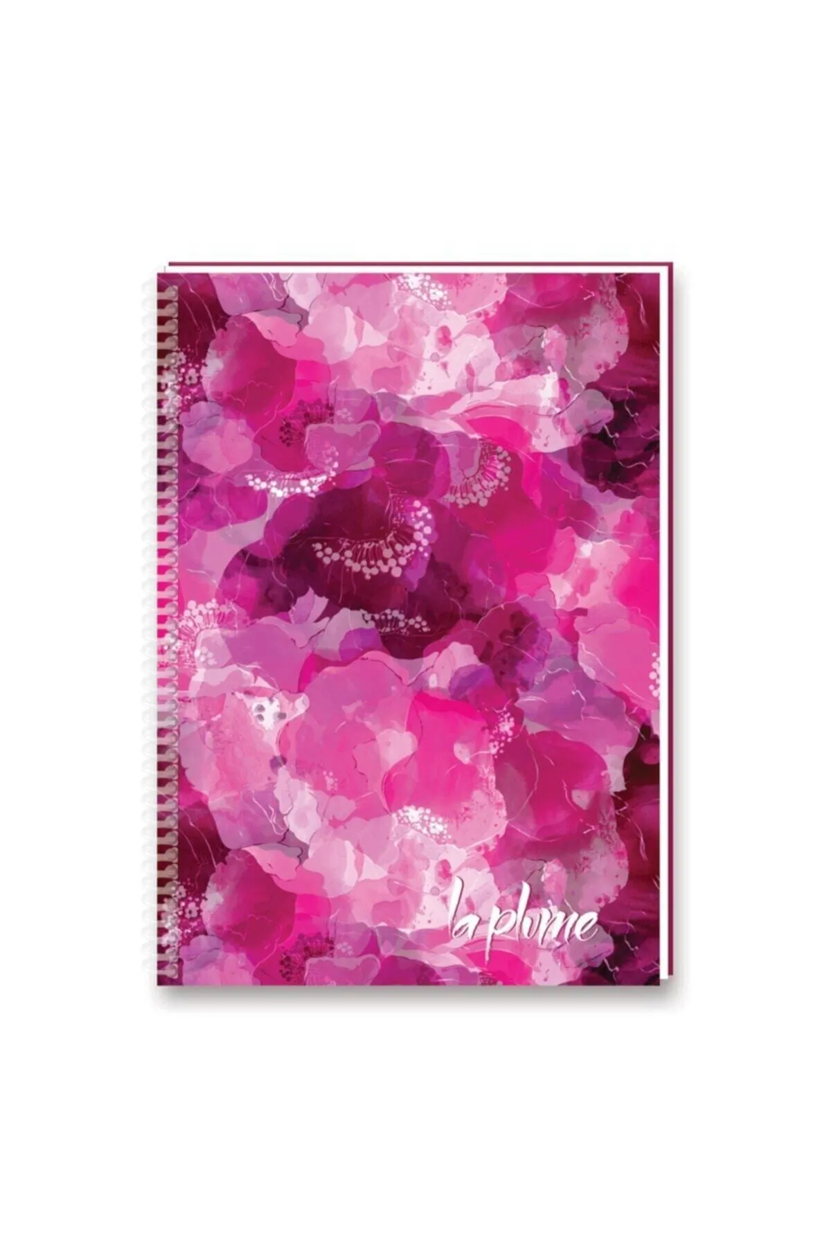 Keskin Color La Plume 17x22cm 100yp 60gr Plastik Kapak Spiralli Hafif Not Defteri Kareli / B39
