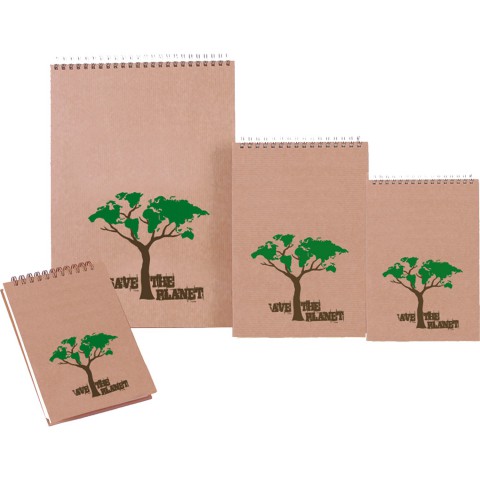 Keskin Color Planet 14x20 cm Üstten Spiralli Defter Düz