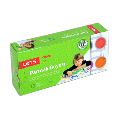 Lets 12x25ml Parmak Boyası / L-5512