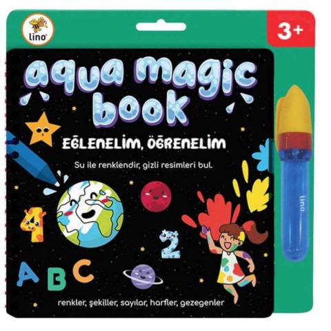 Lino Aqua Magic Book Sihirli Boyama Kitabı - Eğlenelim, Öğrenelim / TFL-1004