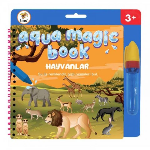 Lino Aqua Magic Book Sihirli Boyama Kitabı - Hayvanlar / TFL-1008