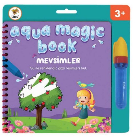 Lino Aqua Magic Book Sihirli Boyama Kitabı - Mevsimler / TFL-1005