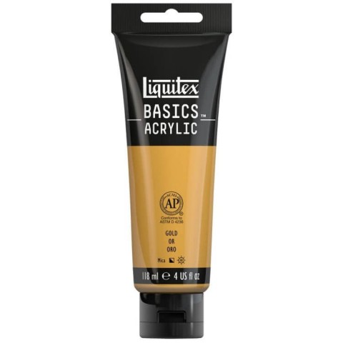 Liquitex Basics 118ml Monochrome Luxe Colors 4 Renk Akrilik Boya Seti - Çanta Hediyeli