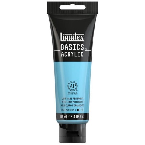 Liquitex Basics Acrylic 118ml Akrilik Boya Blue Light Permanent 770