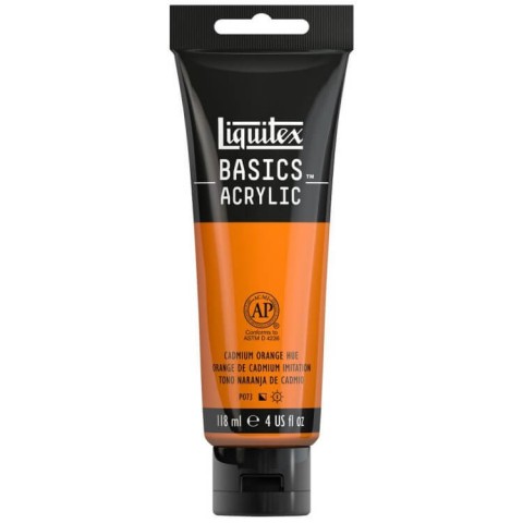 Liquitex Basics Acrylic 118ml Akrilik Boya Cadmium Orange Hue 720