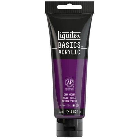 Liquitex Basics Acrylic 118ml Akrilik Boya Deep Violet 115