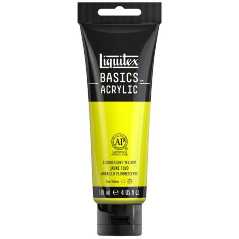 Liquitex Basics Acrylic 118ml Akrilik Boya Fluorescent Yellow 981