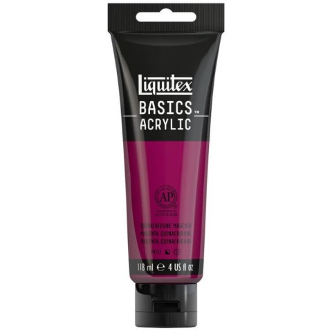 Liquitex Basics Acrylic 118ml Akrilik Boya Quinacridone Magenta 114