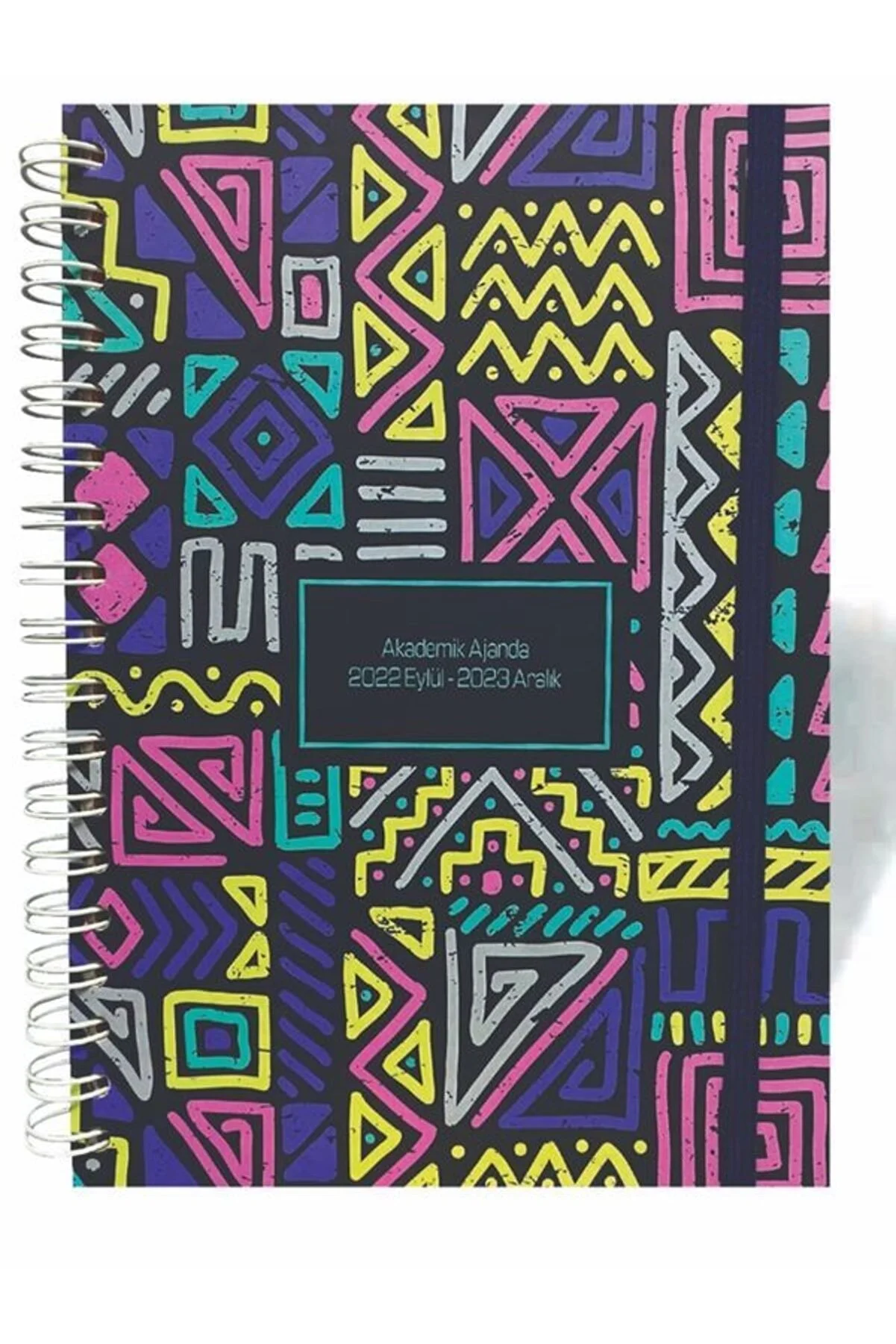 Lizy 17x24cm 2022 Eylül - 2023 Aralık Akademik Ajanda Pastel Şekiller