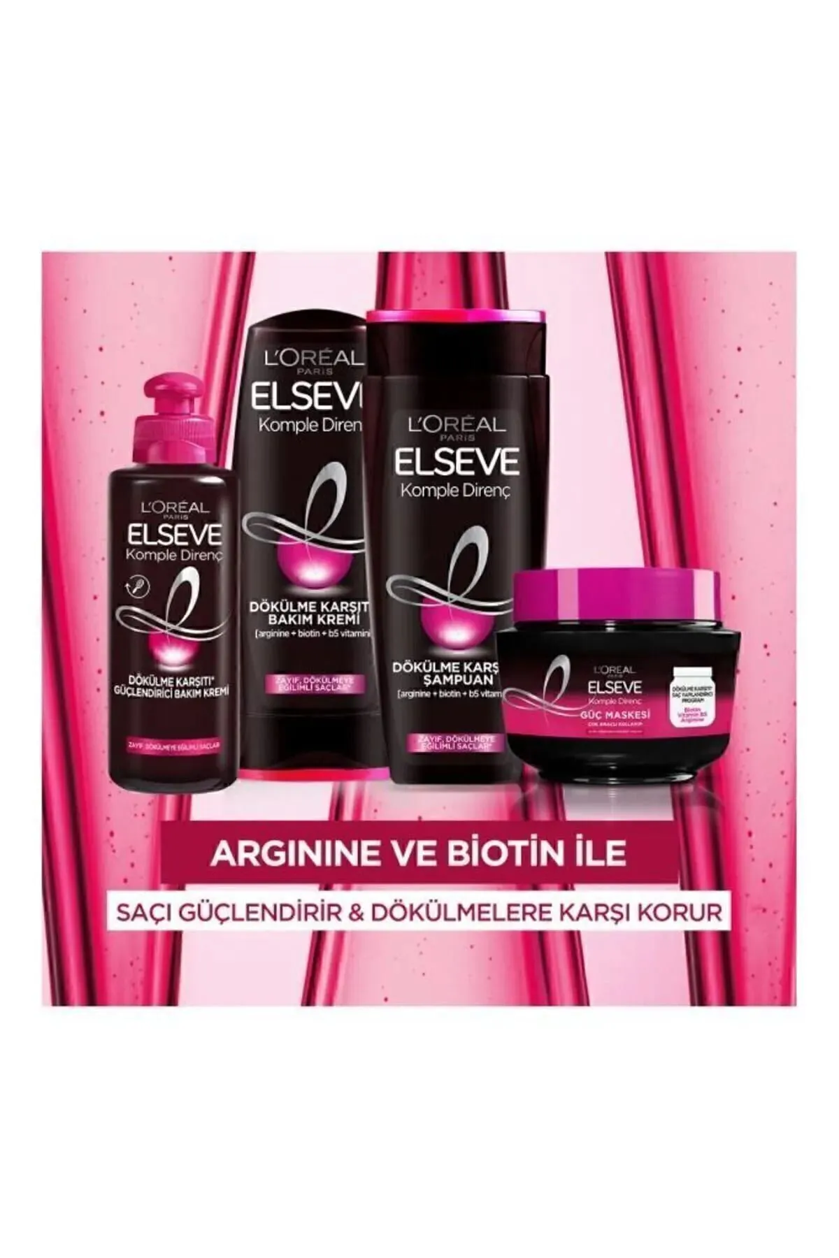 L'Oreal Paris Elseve Komple Direnç Karşıtı 390ml Şampuan - 4 ADET / 057411