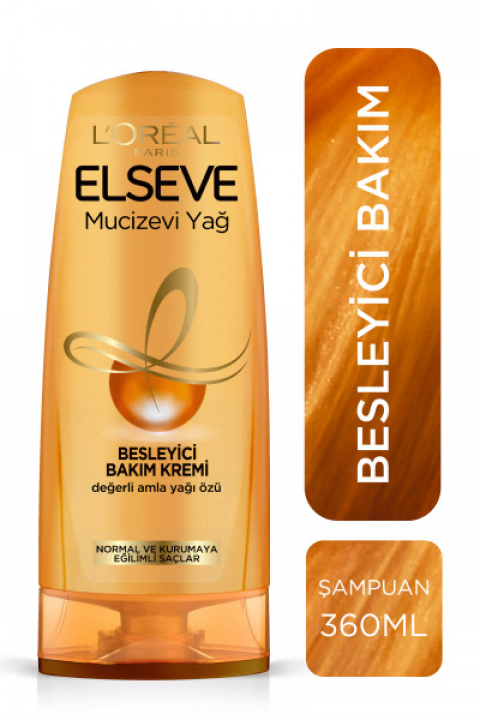 L'Oreal Paris Elseve Mucizevi Yağ 360ml Besleyici Bakım Kremi / 065058