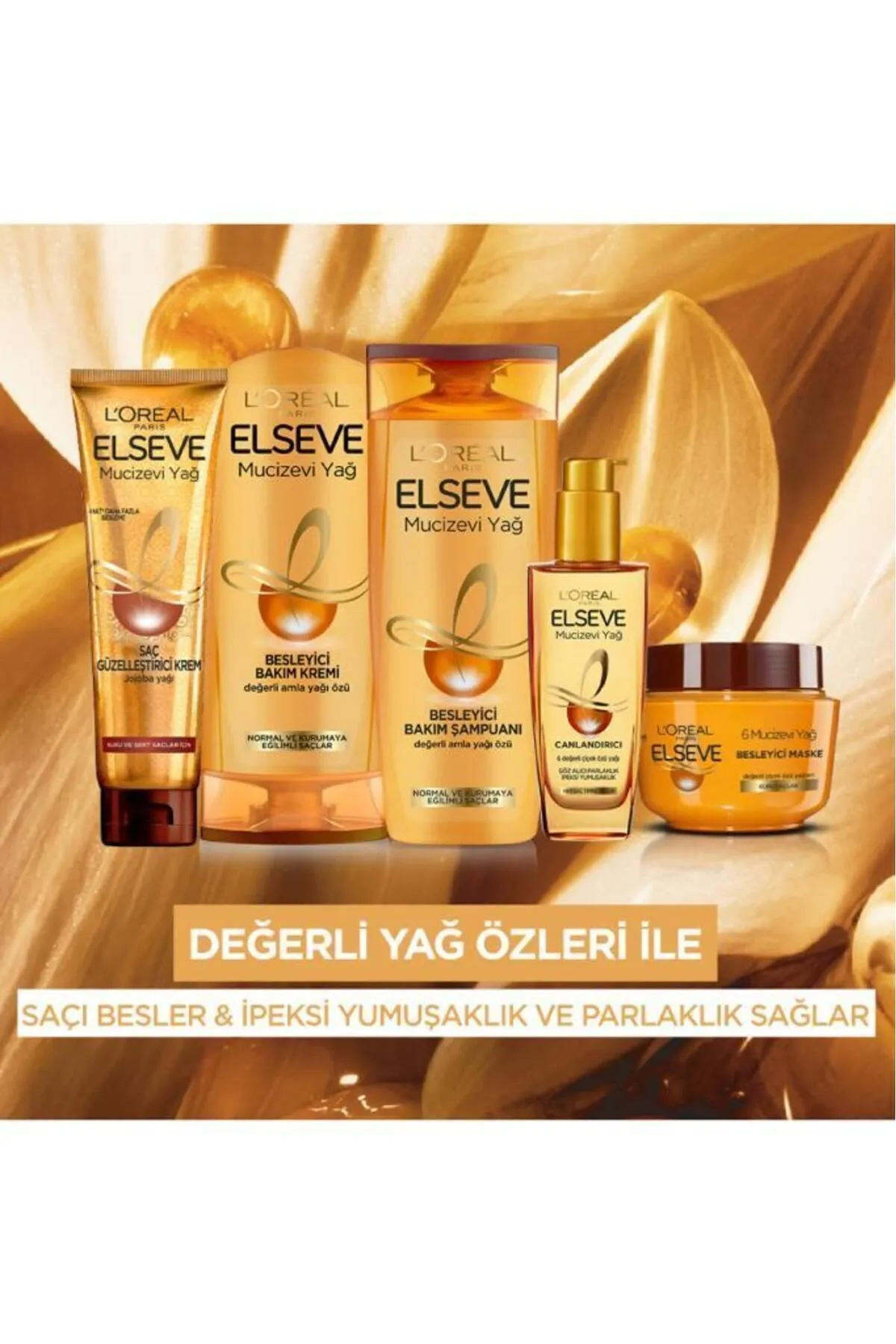 L'Oreal Paris Elseve Mucizevi Yağ 390ml Şampuan / 065294