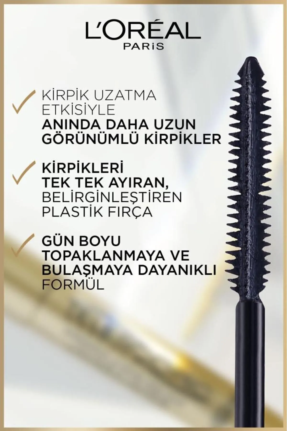 L'Oreal Paris Gold Teleskobik Maskara / 881799