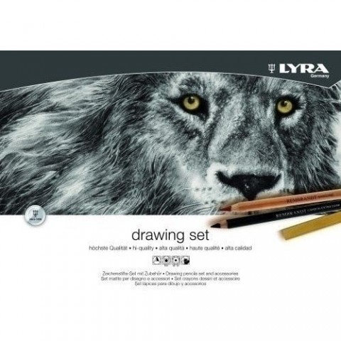 Lyra Drawing 31 Parça Ahşap Kutulu Eskiz Çizim Seti / L2054002