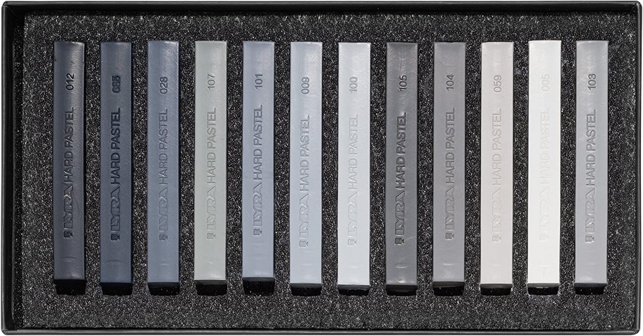 Lyra Polycrayon Soft 12'li Toz Pastel Boya Grey Tones Set / L5651122 Lyra Polycrayon Soft 12'li Toz Pastel Boya Grey Tones Set / L5651122