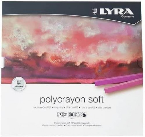 Lyra Polycrayon Soft 24'lü Toz Pastel Boya Ana Renkler / L5651240