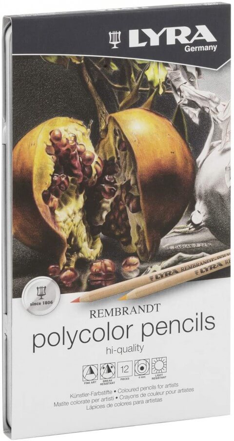 LYRA Rembrandt Polycolor 12'li Kuru Boya