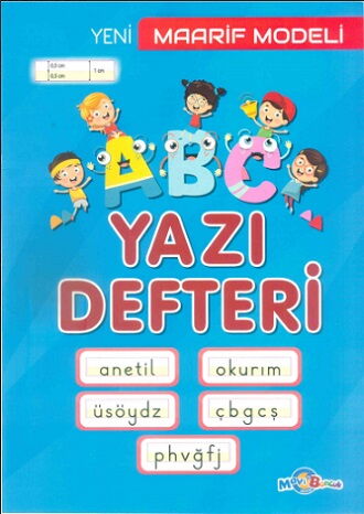 Mavi Boncuk Maarif Model Yazı Defteri Küçük Boy
