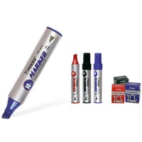 Mikro Markör Kalem Kesik Uç MR 6010- Kırmızı