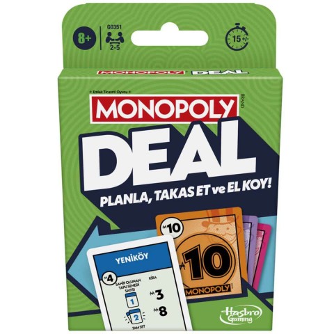 Monopoly Deal Emlak Ticaret Kart Oyunu / 0351