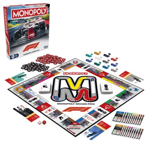 Monopoly F1 Edition Emlak Ticaret Kutu Oyunu