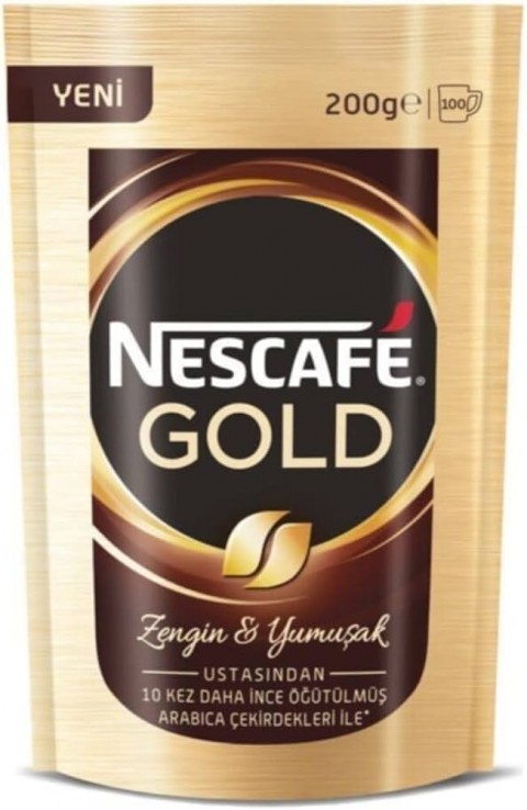 Nescafe Gold 200gr Doy Pack Granül Kahve