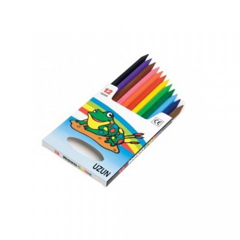 Nova Color 12'li Silinebilir Mum Boya Uzun Boy /