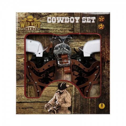 Oyuncak 2'li Kovboy Tabancası Set