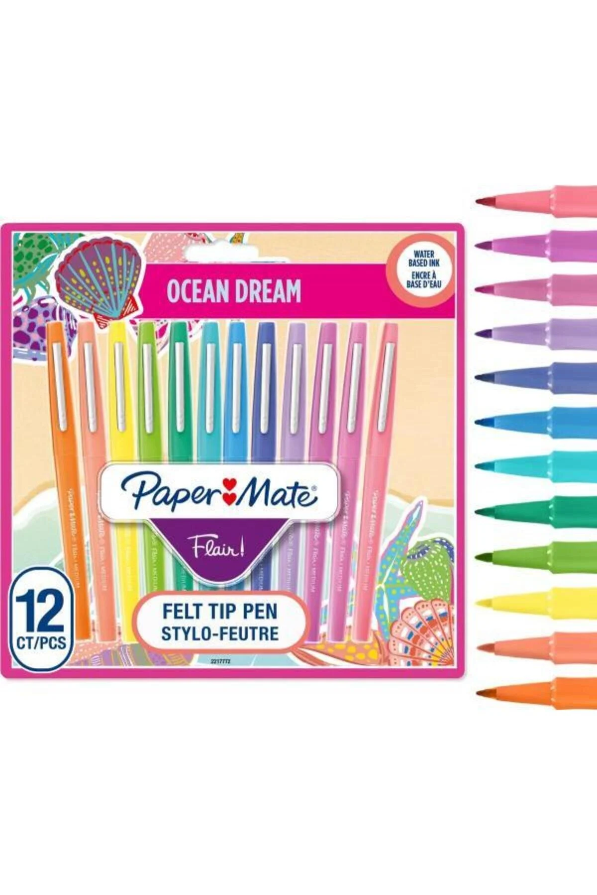 Papermate Ocean Dream 12'li Keçeli Boya Kalemi Seti /