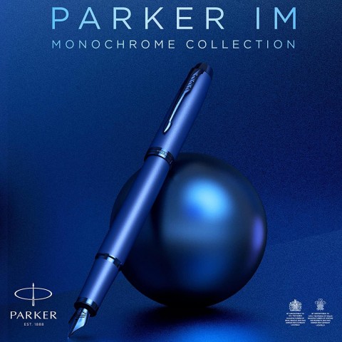 Parker IM Professional  Monochrome Dolma Kalem, M Uç - Mavi / 2172964