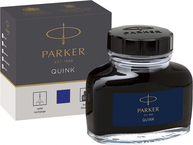 Parker Quink 57ml Dolma Kalem Şişe Mürekkebi Mavi