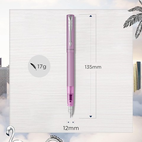 Parker Vector XL Mat Dolma Kalem, M Uç - Lila /