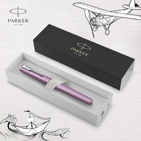 Parker Vector XL Mat Dolma Kalem, M Uç - Lila /