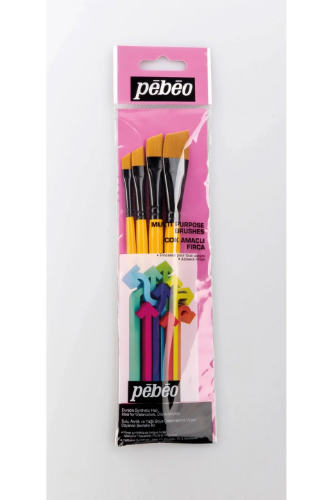 Pebeo 4'lü Fırça Seti - Set 9