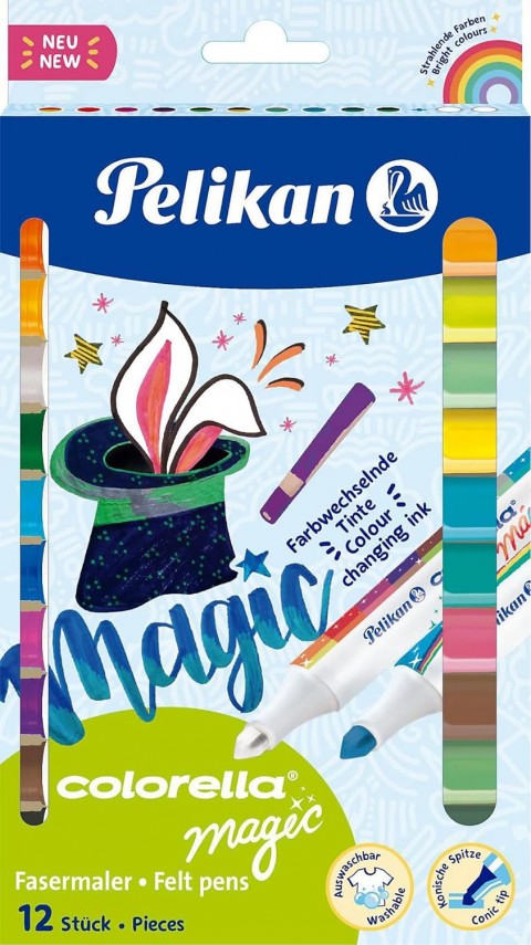 Pelikan Colorella Magic 12'li Keçeli Boya Kalemi / 411-FB12