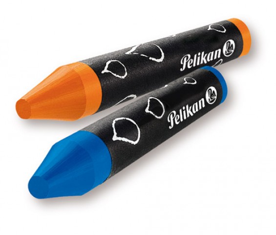 Pelikan Wax Crayons 8'li Sulandırılabilir Mum Boya Plastik Kutulu / 666-8WL