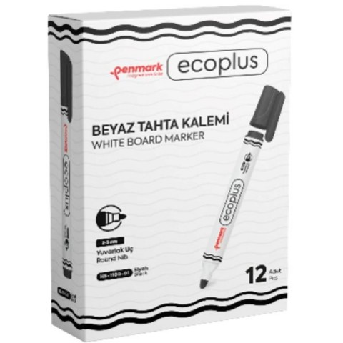 Penmark Ecoplus Beyaz Tahta Kalemi Siyah