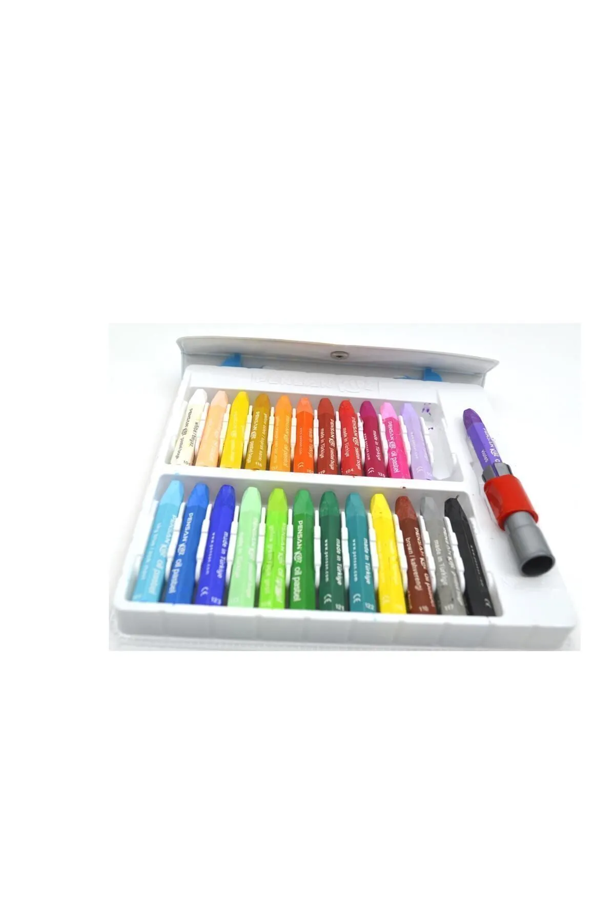 Pensan Kidz 24 Renk Çantalı Pastel Boya